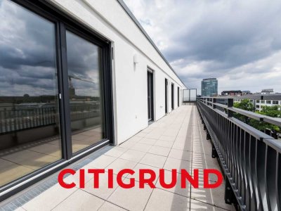 Neuhausen/Zentrale Citylage - Großes Neubau-Domizil mit exklusiven Stilelementen & Traumdachterrasse
