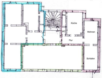 2 Zimmerwohnung 3 OG links stadtnah westlicher Ring