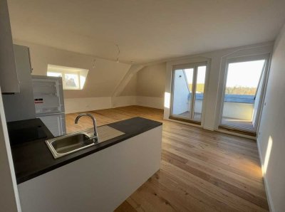 Exklusive 3-Zimmer-Dachgeschosswohnung mit Luxusausstattung und großzügiger Dachterrasse