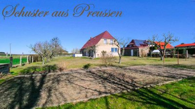 Schuster aus Preussen - Bauernhaus mit ca. 146 m² Wohnfläche auf ca. 7.007 m² - ideal für Tierhal...