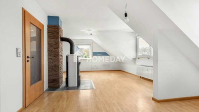 Attraktive Maisonette-Wohnung mit EBK und Kamin in Litzendorf