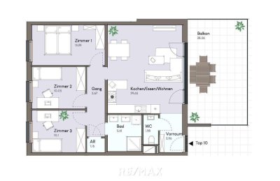Neubau Erstbezug | 4-Zimmer-Wohnung mit großem Balkon| 2 Garagenplätze möglich