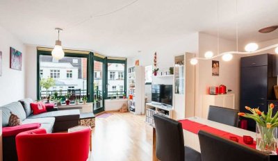Mitten in Sülz: Moderne, helle 2-Zi. Single-Wohnung mit sehr schönem Balkon, EBK