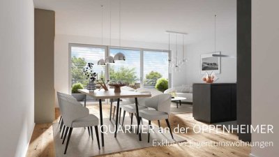 Exklusive 2-Zimmerwohnung mit Sonnenterrasse im wunderbar zentralem QUARTIER an der OPPENHEIMER