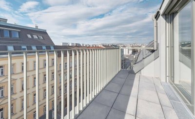 Modern wohnen in Meidling! DG-2-Zimmer-Erstbezug mit Sonnenterrasse - Top70