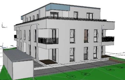 Neubau -Geschmackvolle 2-Zimmer-Wohnung mit Terrasse