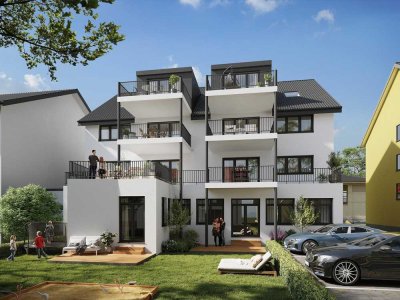 Neubau-Standard 3-Zi.-Wohnung 66 m² mit Küche, Balkon & Parkplatz in Friesenheim!