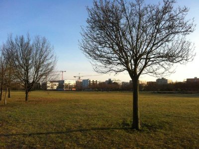 Blick in den BUGA-Park - Lichtdurchflutete 3 -Zimmer-Wohnung mit großer Terrasse