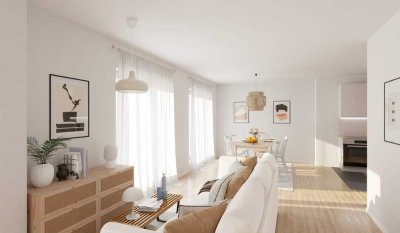Wohnung mit zwei Dachterrassen und Parkett