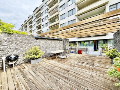 TERRASSEN-HIT - BJ 2005 - ca. 127m² NFL - 3-4 Zimmer - 2 Terrassen - Einbauküche - TRILLERPARK