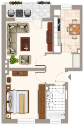 Gemütliche Etagenwohnung in Mönchengladbach