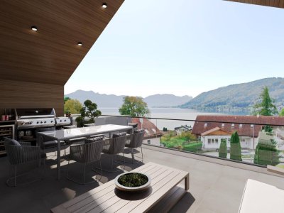 LEISTBARES ATTERSEEFEELING PUR! Exklusive Neubau– 3 Eigentumswohnungen mit Garten/Loggia/Terrasse und Seeblick im Zentrum von Seewalchen (Top 03)