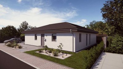 Moderner Bungalow mit Terrassenbereich