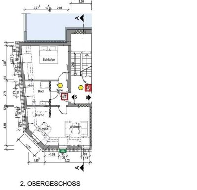 Privat - Lev-Quettingen 2 Zimmer - 2.OG - TOP Geschnitten