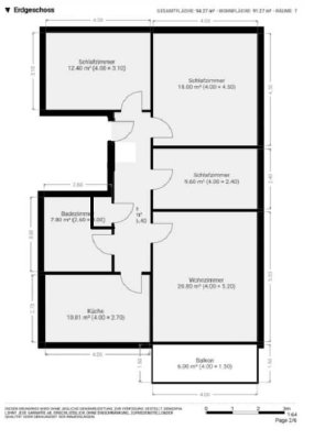 4-Zimmer-Wohnung mit Balkon, Garten und Keller / Erstbezug nach Sanierung