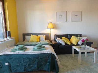 Möblierte helle 1-Zimmer Wohnung mit Balkon - Einziehen & Wohlfühlen