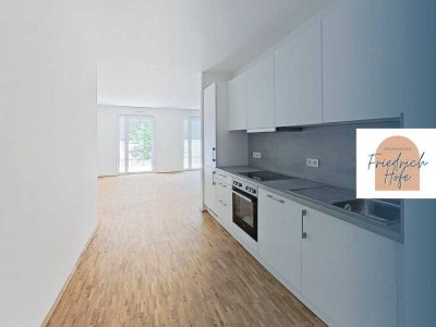 NEUBAU: 3-Zimmer-Wohnung mit EBK, BALKON und modernem Bad im Wohnquartier "Großherzog Friedrich H...