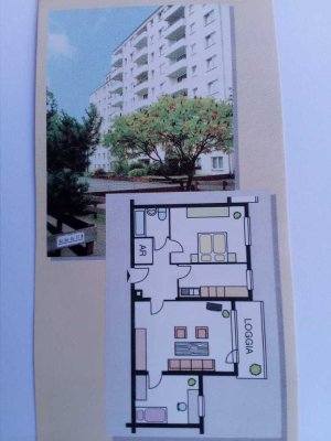 Modernisierte 2,5-Raum-Wohnung mit Balkon und Einbauküche in Glinde