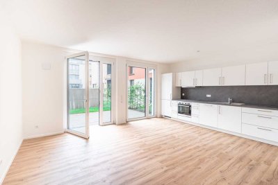 *Wohnberechtigungsschein* 3-Zimmer EG-Wohnung im Stadtquartier Bahnhofsareal inkl Küche & TG-Platz