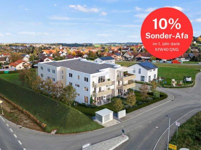 **KfW-40-QNG** Erstbezug! Attraktive 4,5 Zi. Neubau-Wohnung