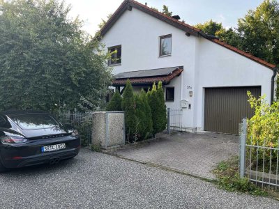Alleinsteh , energieeff.Einfamilienhaus SR-Süd
m. Wintergarten, neuer Holzpelletheizung +Kachelofen