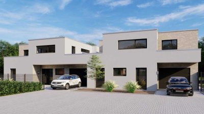Neubau-Architektenhaus im CUBUS-Design mit Weitblick ins Grüne - 180 m², 5 Zimmer