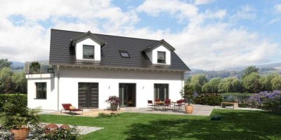 Modernes Energieeffizientes  Generationshaus.