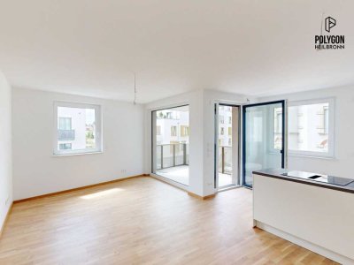 Erstbezug! Helle 2-Zimmer-Wohnung mit großzügiger Loggia