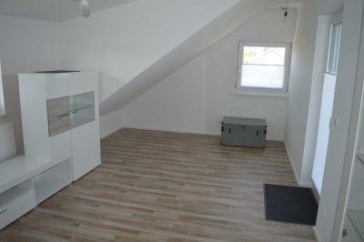 Stilvolle 2-Raum DG-Wohnung mit gehobener Innenausstattung, KfW70-A+, Dachterrasse + EBK in Welzheim