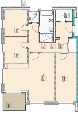 4-Zimmer Neubauwohnung mit Balkon in Rheda-Wiedenbrück