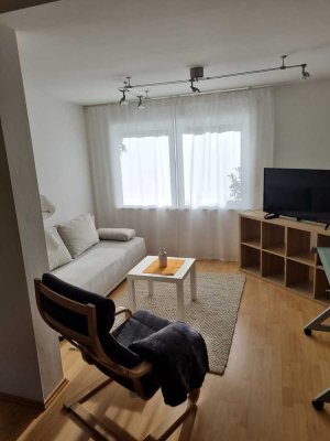 Sehr großzüges möbliertes 1-Zimmer-Apartment nahe Zentrum in ruhiger Lage von Neu-Isenburg
