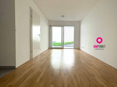 Terrasse, Garten &amp; Tiefgarage inklusive – Ihre 2-Zimmer-Wohnung nahe der Landstraße