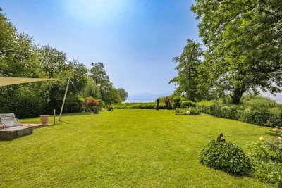 Traumhafter See- und Bergblick. Wunderschönes Familienhaus am See.