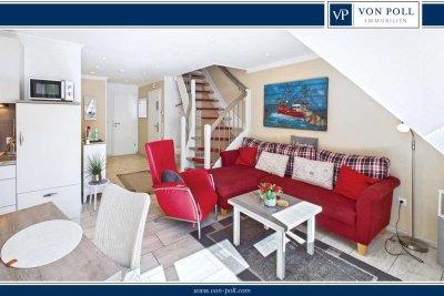 Stilvoll eingerichtete 
Oberwohnung nahe Norddeich