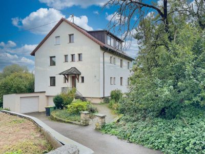 Hübsche 4 Zimmer Wohnung
mit 2 Balkonen, Gartenmitbenutzung
und Keller
in Oberstenfeld