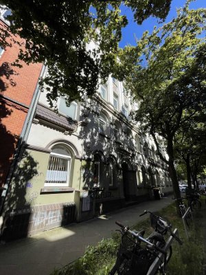 Linden-Nord, Altbau, 3 Zimmer Wohnung, Kueche, Bad, Flur, renoviert