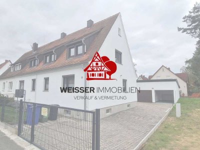 Wohnen mit Hausfeeling: Helle 4-Zimmer-Wohnung mit Garage & Gemeinschaftsterrasse in Fürth-Stadeln