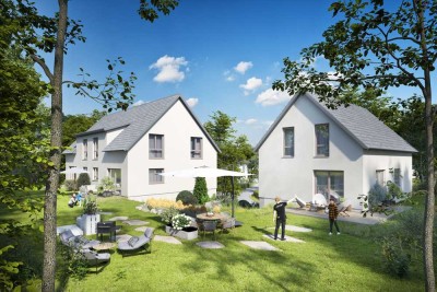 Neubauprojekt in Cossebaude – Doppelhaushälfte mit Grundstück