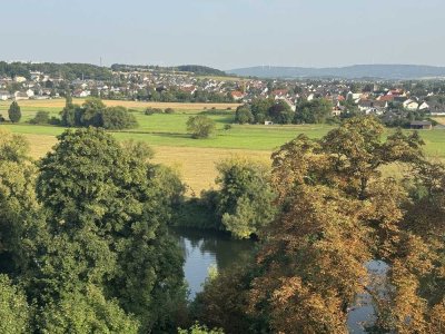 Einmalige Traumimmobilie zur späteren Eigennutzung mit Fernblick oberhalb der Fulda