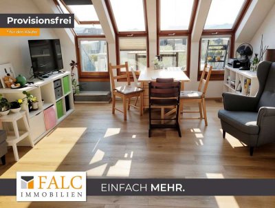 Moderne, hochwertig renovierte Wohnung im Dachgeschoss