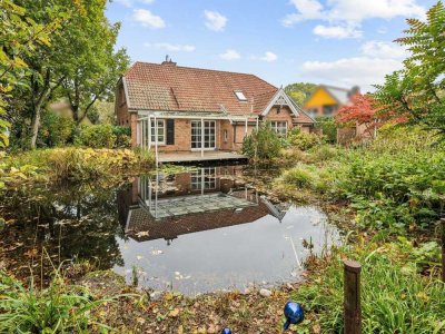 Familienfreundliches Einfamilienhaus auf traumhaftem Grundstück mit Nebengebäude in Aurich-Extum