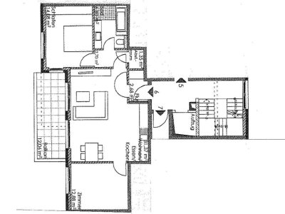 schöne 3-Zimmer Wohnung mit Balkon im 1. OG in Buseck, stufenloss erreichbar