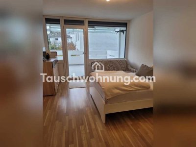 Tauschwohnung: 1 Zimmer mit großer Terrasse. Suche 1,5 bis 2 Zimmer