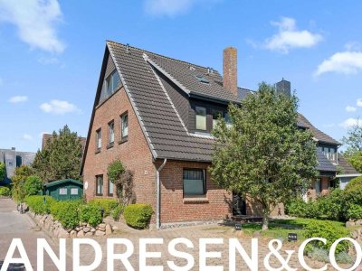 Charmantes Reihenendhaus mit zwei Wohneinheiten nahe der Salzwiesen in Westerland