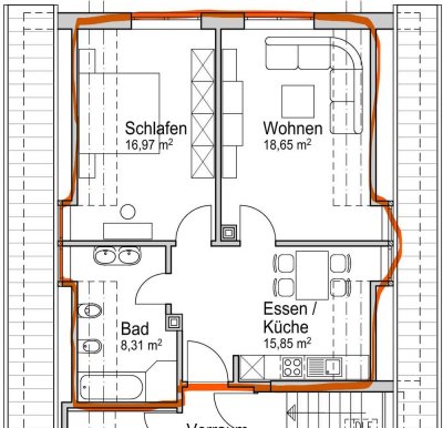 2,5-Zimmer-Wohnung in Herzogenaurach