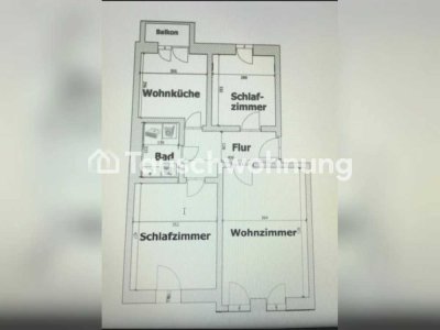 Tauschwohnung: 3 Zimmer Linden Nord