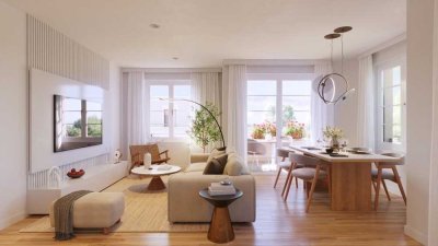 Großzügige 4-Zimmer-Wohnung mit zwei Balkonen