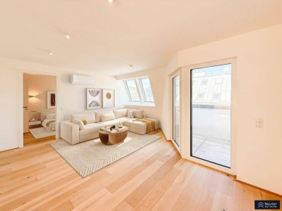 ERSTBEZUG - EXKLUSIVER DACHGESCHOSS AUSBAU - GRÜNBLICK - EINZIGARTIGES WOHNGEFÜHL - IM BEGEHRTEN 18. BEZIRK WÄHRING