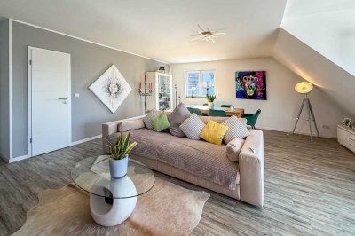 Raum zum Leben und Wohlfühlen - moderne 5-Zimmer-Maisonettewohnung mit Balkon