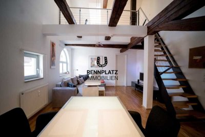 Möblierte 2,5-Zimmer-Galeriewohnung mit viel Charme in ruhiger und zentraler Altstadtlage.